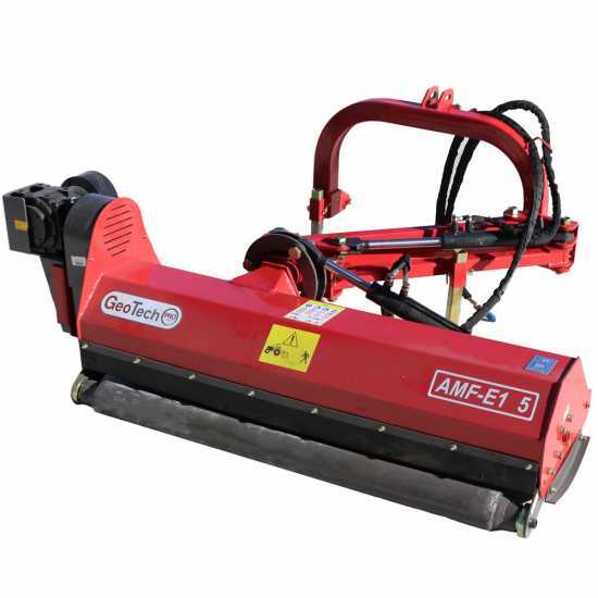 Seitlicher Bu00f6schungsmulcher mit Arm fu00fcr Kleintraktoren GeoTech-Pro AMF-E 165