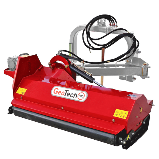 Seitlicher Bu00f6schungsmulcher mit Arm fu00fcr Traktor, mittelschwere Baureihe GeoTech-Pro HAMF 140