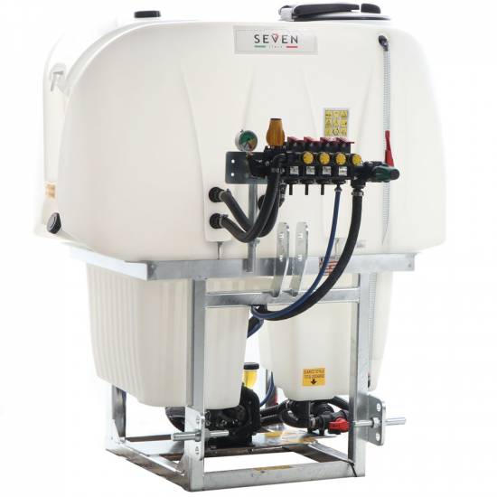Seven Italy 600L - Anbauspritze fu00fcr Traktor - Pumpe Comet BP75