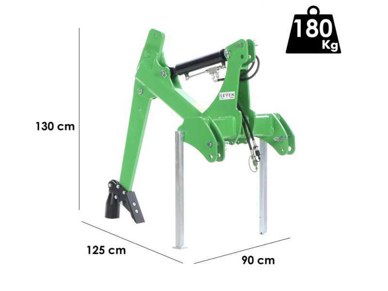 Seven Italy DR-one - Kabelpflug Tiefenlockerer fu00fcr Traktor mit einstellbarer Tiefe