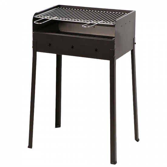 Seven Italy Stella Eco Small - Holzkohlegrill aus hochwertigem Eisen - 47,5x37cm