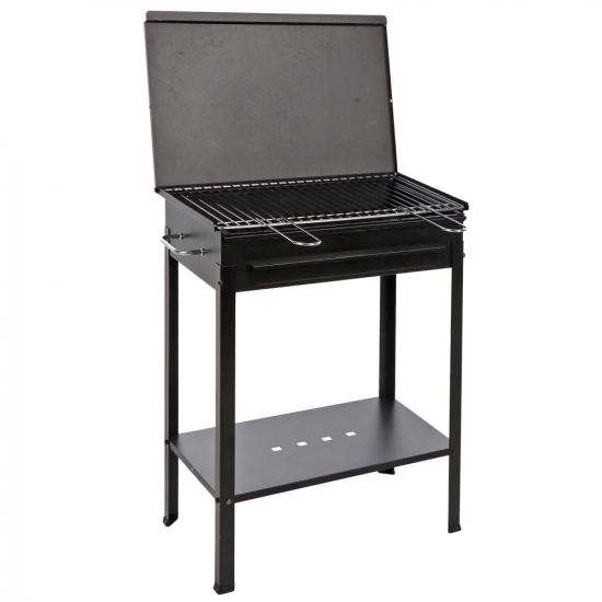 Seven Italy Stromboli Large - Holzkohlegrill aus schwerem Eisen - 57,5x37cm