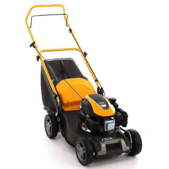 Stiga Collector 43 - Schieberasenmu00e4her - mit Benzinmotor - 123 ccm