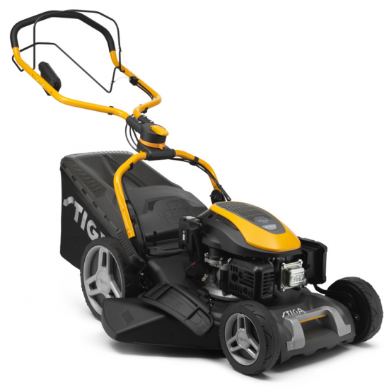 Stiga COMBI 753 SE - Benzin-Rasenmu00e4her mit Antrieb - 4 in 1 - Motor ST 170 LS