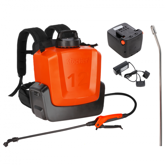 Stocker Ergomist 12 - Akku-Ru00fcckenspritze - 12 L Tank - 21 V - 4 Ah