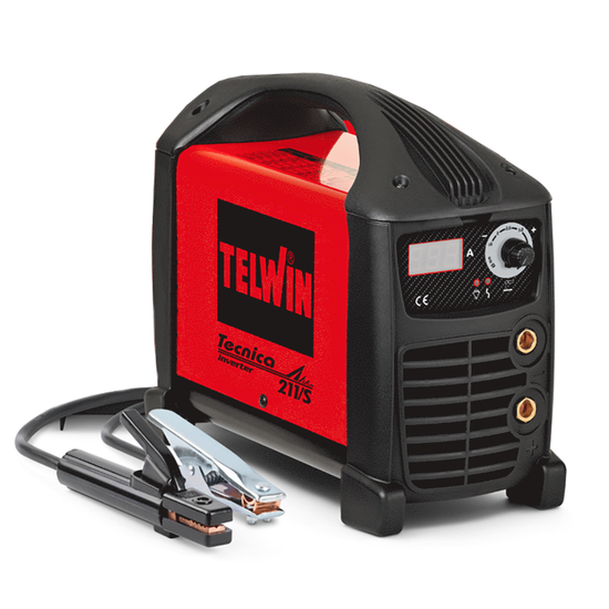 Telwin 211S ACX - Inverter Schweiu00dfgeru00e4t Elektrode und TIG mit Gleichstrom - 180 A