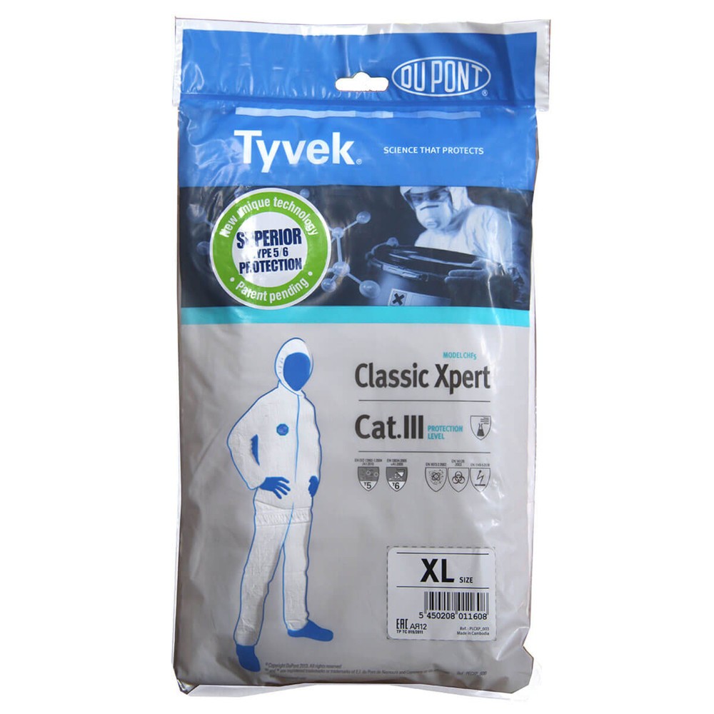 TYVEK-Overall 500 XPERT mit Kapuze