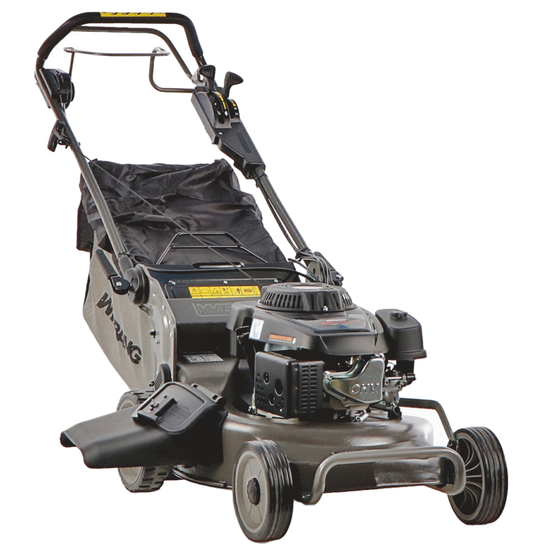 Weibang WB537SCV3B - Benzin-Rasenmu00e4her mit Radantrieb - 196 cmu00b3 Motor - 3 Gu00e4nge - 4in1