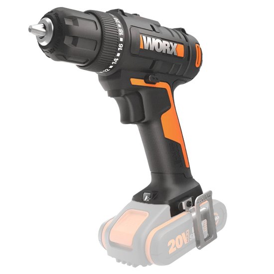 Worx WX100.9  - Akku-Bohrschrauber 20V - SOLO - ohne Akku und Ladegeru00e4t