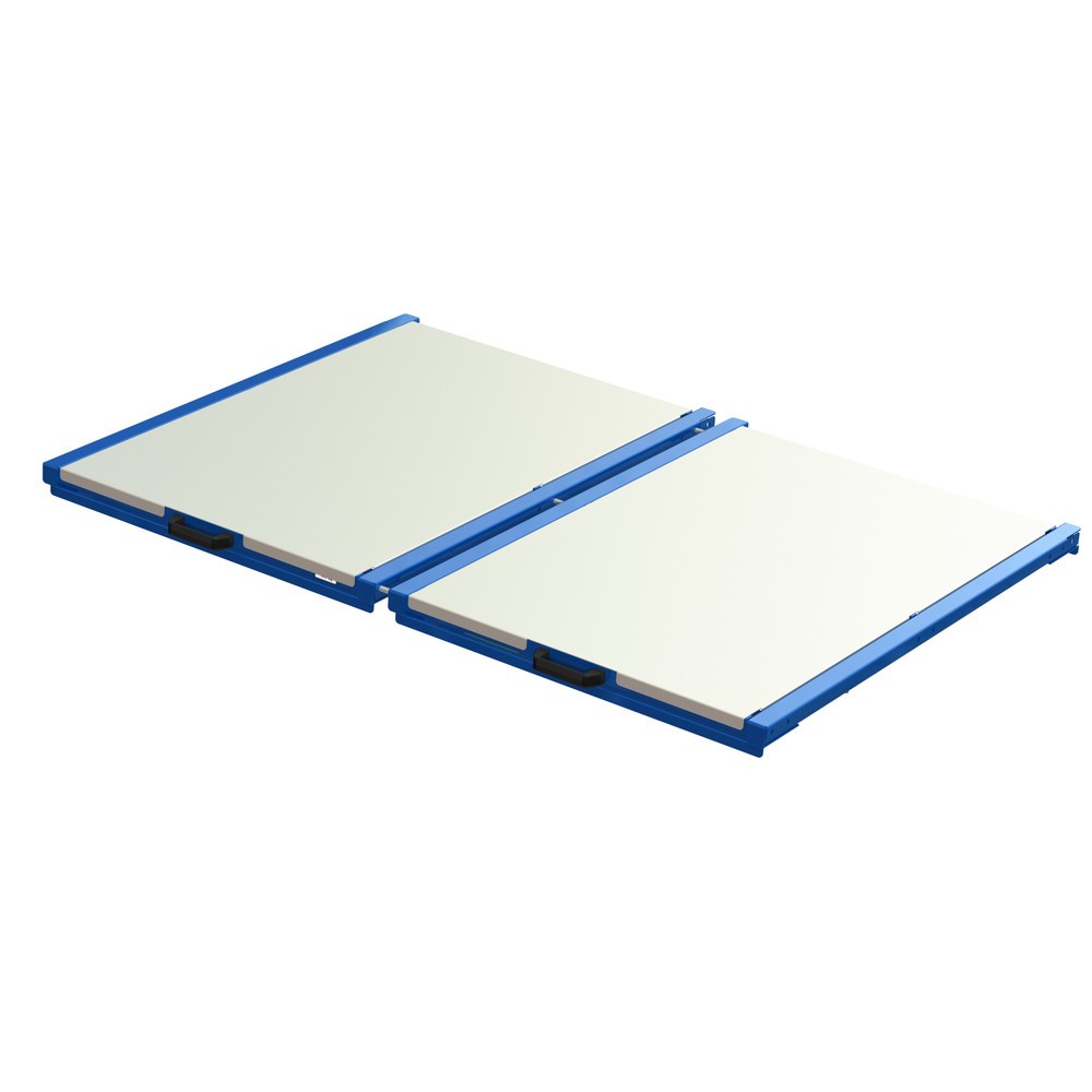 XL-Palettenauszug, Tragkraft 400-1.600 kg, Tiefe 1.200 mm, mit Stahlboden